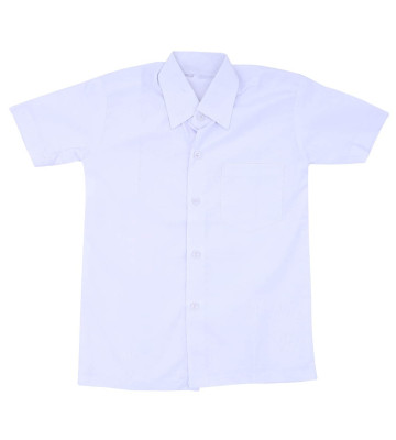 Half Shirt White Color For Boys and Girls